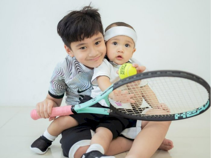 Potret Gemas Rayyanza Pakai Kostum Atlet Tenis, Netizen: #TeamCipung!