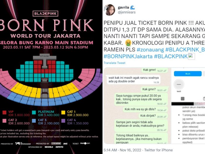 Heboh Fans BLACKPINK Ditipu Jastip Tiket Konser, Uang DP Rp1,3 juta Dibawa Kabur