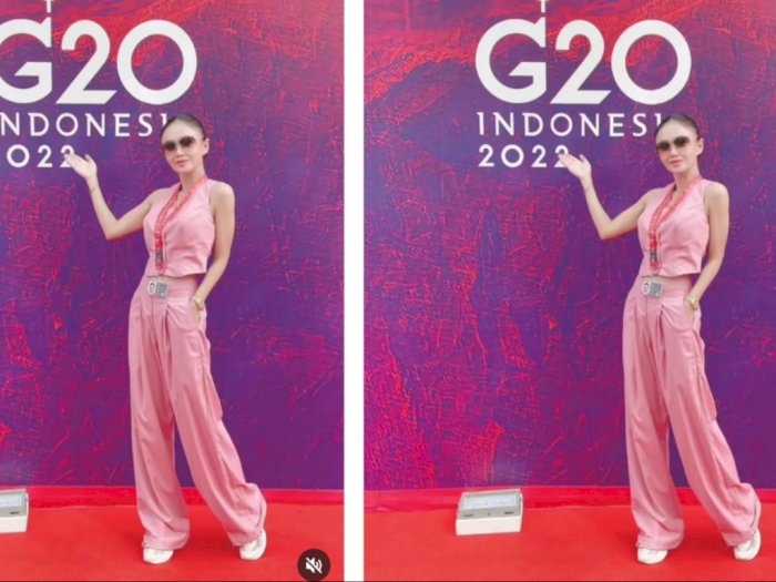 Body Imut Yuni Shara Jadi Sorotan di G20 Pake Outfit Pink: Awet Muda