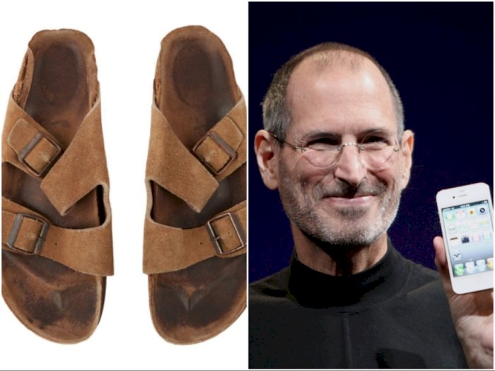 Wow! Sandal Butut Pendiri Apple Steve Jobs Laku Rp3,4 Miliar