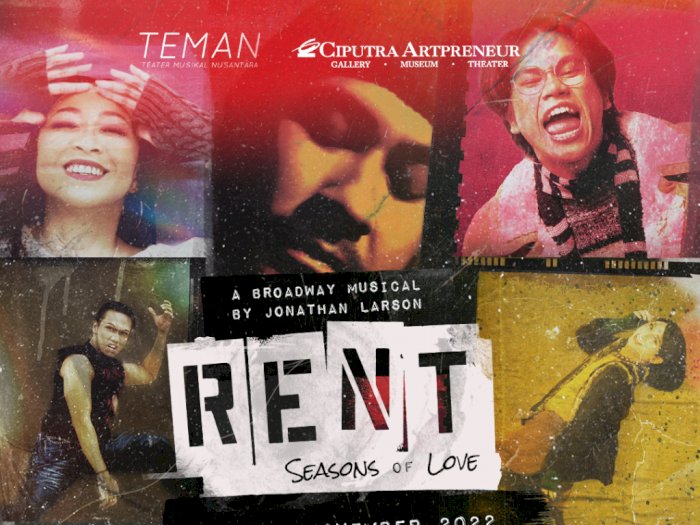 Teater Musikal Broadway RENT Season of Love Bakal Digelar di Jakarta, Gunakan Talent Lokal