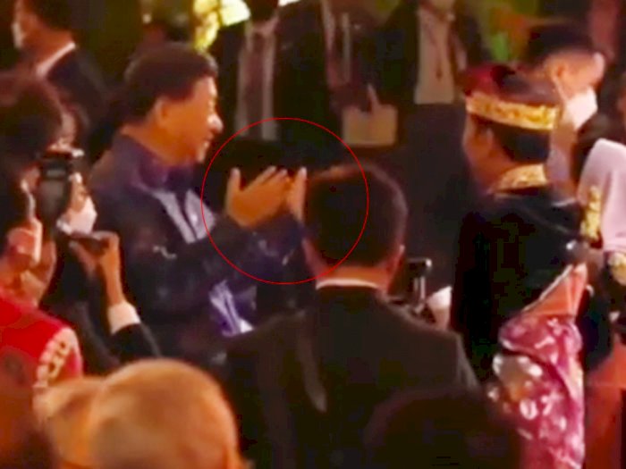 Momen Presiden Xi Jinping Angkat Tangan Kagum Gelaran G20 di Bali Begitu Spektakuler