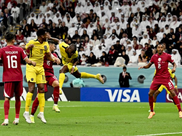 Hasil Piala Dunia 2022: Ekuador Ungguli Qatar di Babak Pertama, Diwarnai Kontroversi!