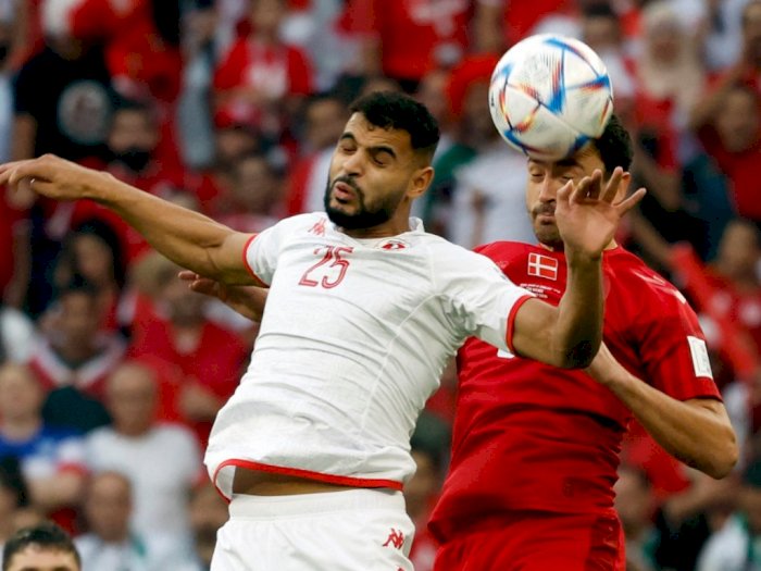Hasil Piala Dunia 2022: Denmark Kesulitan Lawan Tunisia, Skor Kacamata Tutup Babak Pertama