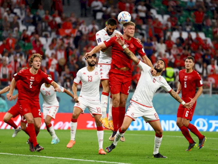 Hasil Piala Dunia 2022: Denmark Ditahan Imbang Tunisia dengan Skor 0-0
