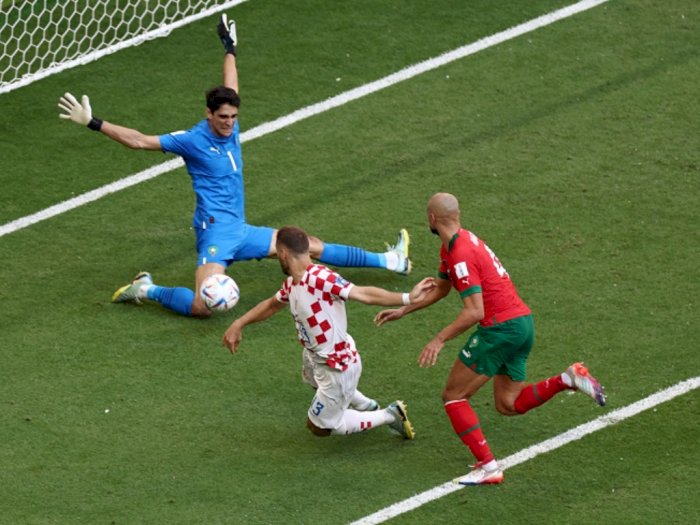 Hasil Piala Dunia 2022: Sengit, Kroasia Masih Diimbangi Maroko di Babak Pertama
