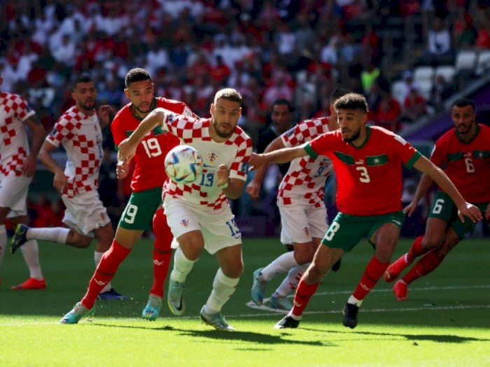 Hasil Piala Dunia 2022: Maroko Berhasil Bikin Kroasia Tak Berkutik!