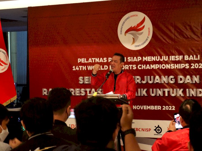 Ini Pesan Ketua PB ESI ke Timnas Esports yang ke Bali untuk Kejuaraan Dunia IESF 2022