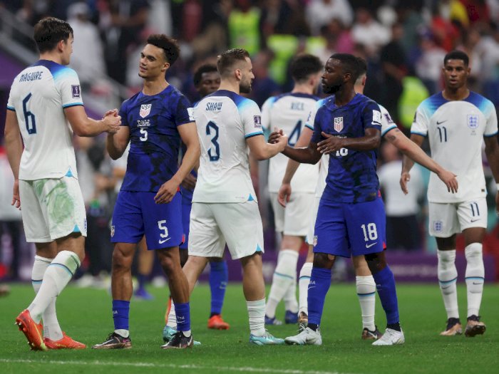 Hasil Piala Dunia 2022: Tak Dikasih Kendor, Timnas Inggris vs Amerika Serikat Berakhir 0-0