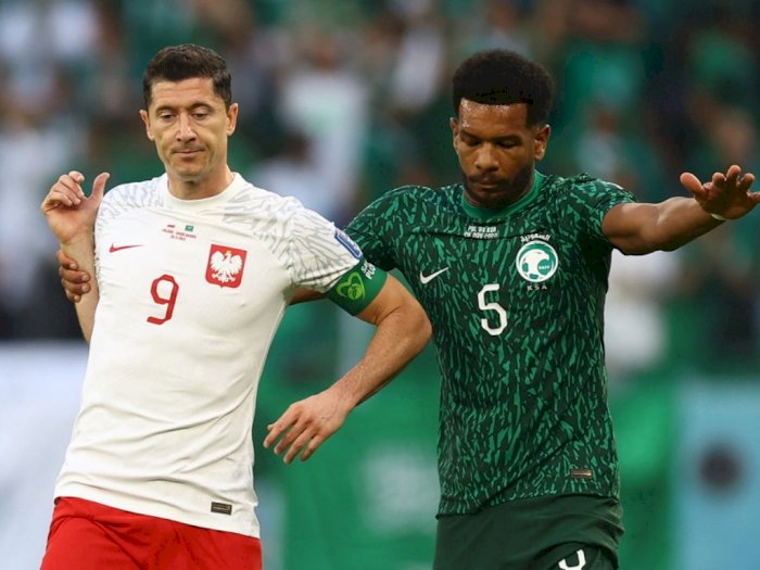 Hasil Piala Dunia 2022: Sempat Kesulitan, Polandia Unggul 1-0 atas Arab di Babak Pertama