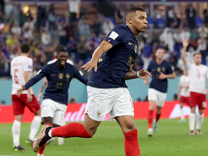 Piala Dunia 2022: Mbappe Cetak Gol Pembuka Laga Prancis vs Denmark 1-0 di Babak Kedua