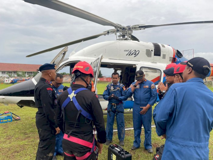 Cari Lokasi Terisolir Pasca Gempa Cianjur, Polri Gunakan Helikopter hingga Drone