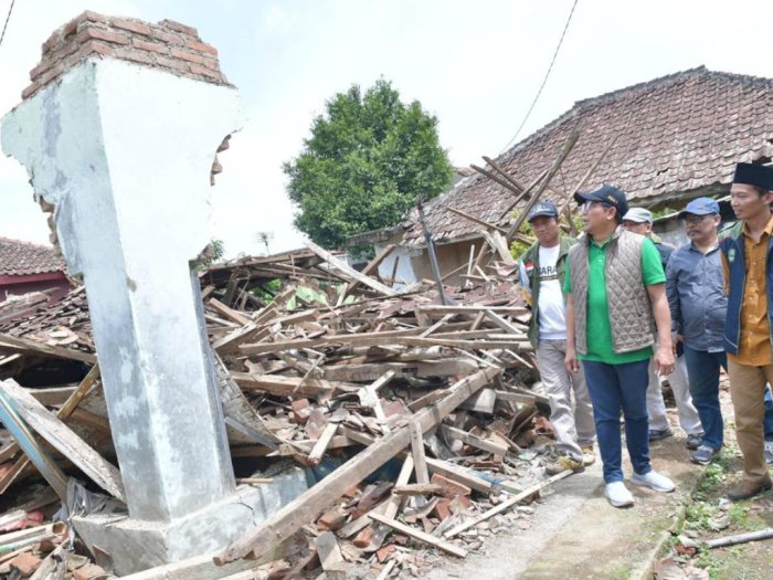 Gus Halim: Penanggulangan Gempa di Cianjur Boleh Pakai Talangan Dana Des