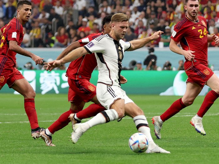 Hasil Piala Dunia 2022: Füllkrug Selamatkan Jerman dari Kekalahan atas Spanyol, Skor 1-1