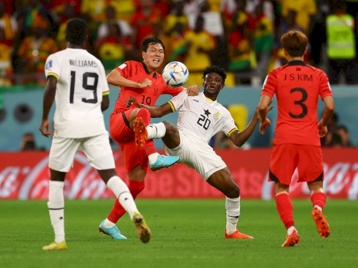 Hasil Piala Dunia 2022: Dramatis, Ghana Bungkam Korsel 3-2!