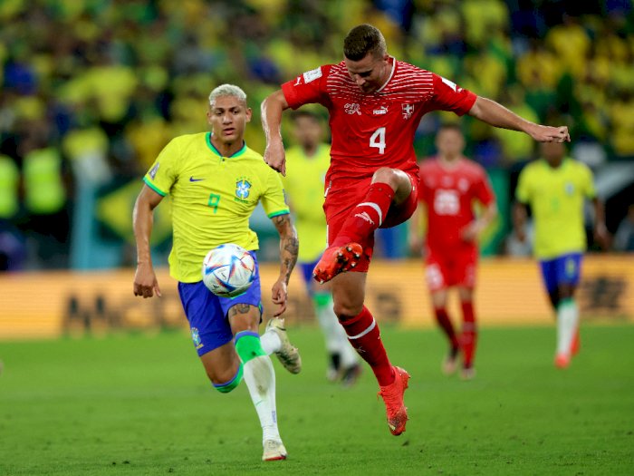 Hasil Piala Dunia 2022: Swiss Imbangi Brazil 0-0 di Babak Pertama