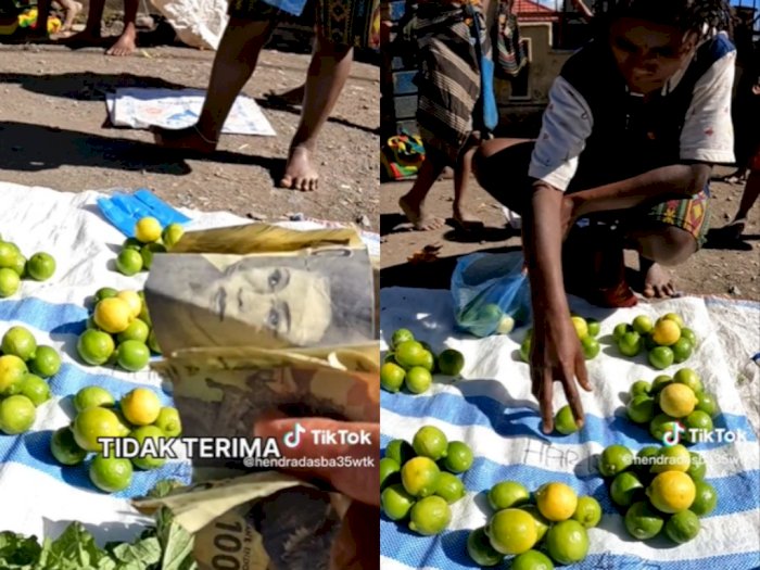 Belanja Bahan Makanan di Papua, Pria Ini Ditertawakan Karena Bayar Pakai Uang Seribuan