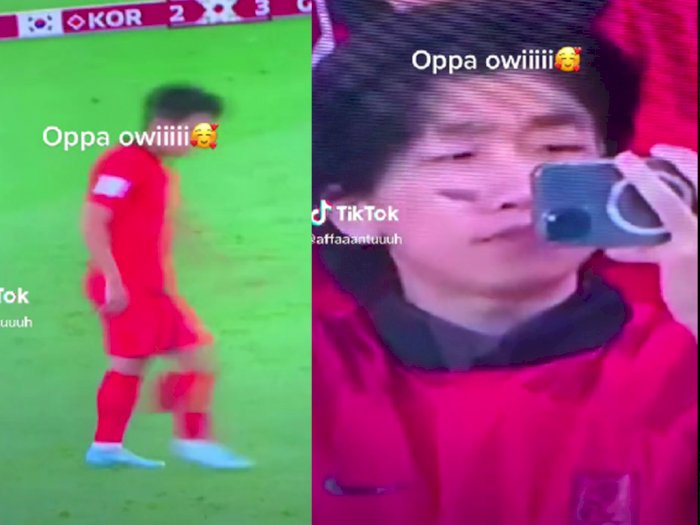 Viral Suporter Bola Korea Selatan Punya Wajah Mirip Presiden Jokowi, Kaesang: Opaaa Owi!