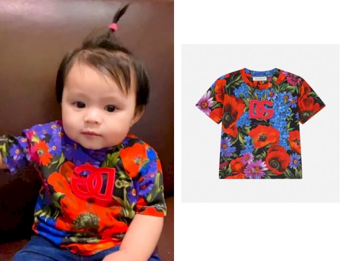 Anak Aurel Hermansyah Ameena Pakai Kaos Dolce Gabbana Rp5 Juta, Netizen: Lebih dari UMR!