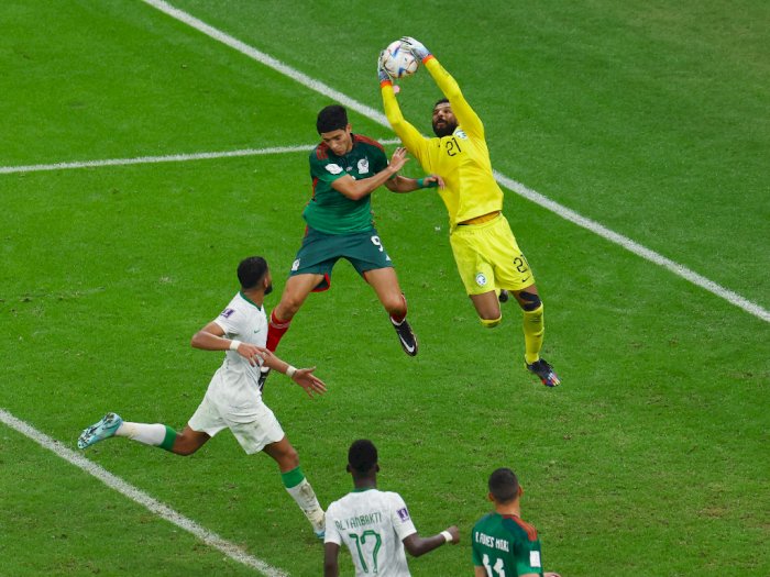 Hasil Piala Dunia 2022: Hajar Arab Saudi 1-2, Meksiko Gagal Melaju ke 16 Besar