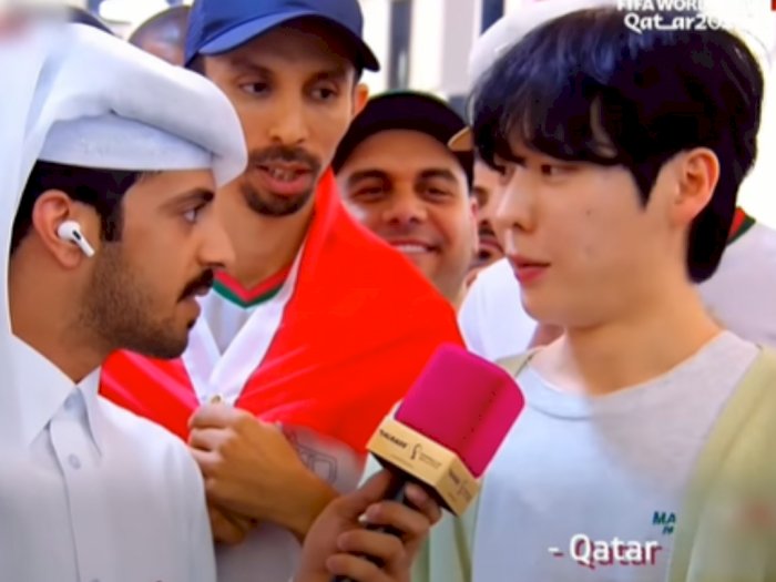 Bikin Salfok! Suporter Korsel di Qatar Ini Fasih Ucap 'InsyaAllah' hingga 'Alhamdulillah'