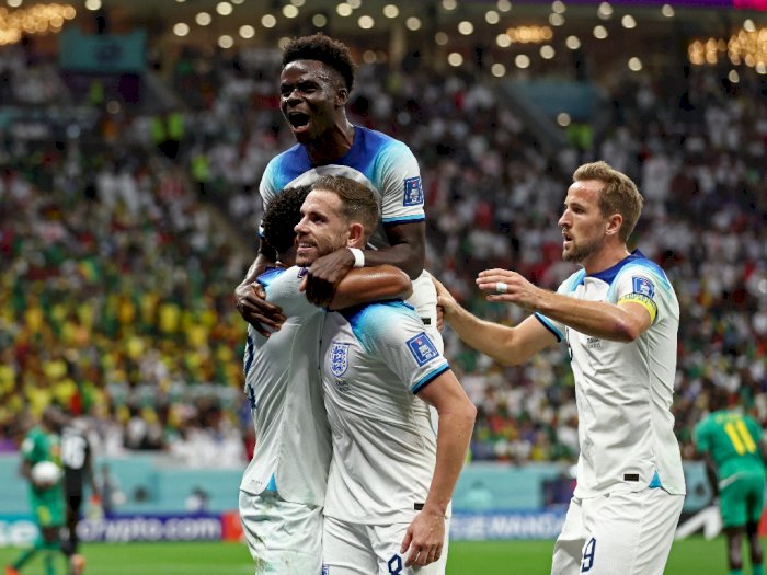 Hasil Piala Dunia 2022: Inggris Unggul 2-0 dari Senegal, The Three Lions Akhirnya Bangun!