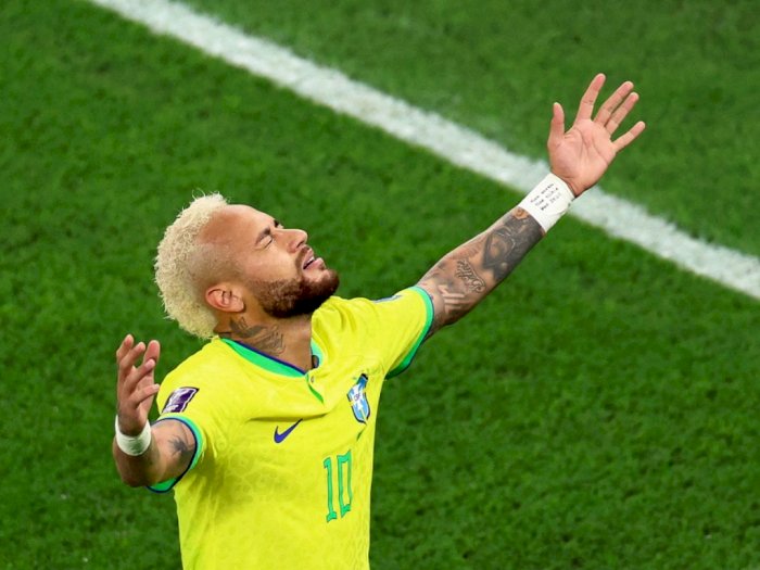 Piala Dunia 2022: Neymar Jr Memang Jempolan! Kini Samai Rekor Pele dan Ronaldo