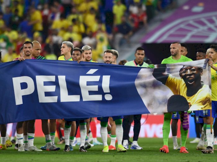 Pemain Brasil Kasih Tribute ke Pele Usai Gasak Korea Selatan di Piala Dunia 2022