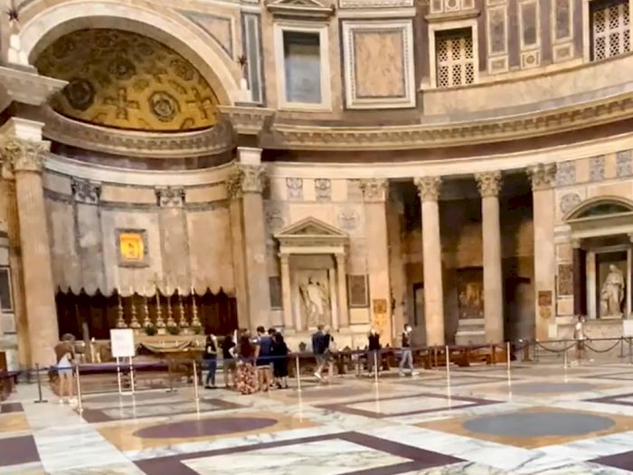 Berkunjung ke Piazza della Rotonda, Kuil 2.000 Tahun dengan Kubah Terbesar di Dunia