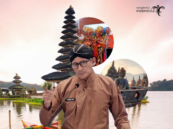 Kunjungan Turis ke Indonesia Lebihi Target, Sandiaga Uno Optimis 2023 Juga Meningkat