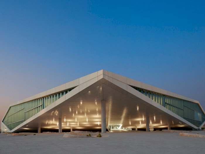 5 Fakta Qatar National Library, Perpustakaan Megah dengan Arsitektur Unik yang Menyilaukan