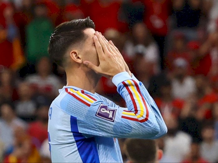 Spanyol Gugur dari Piala Dunia 2022: Kasihan Sekali, Alvaro Morata Cuma Bisa Minta Maaf!