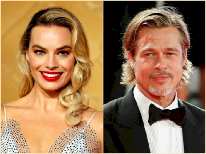 Margot Robbie Curi Kesempatan Bisa Cium Brad Pitt saat Syuting 'Babylon'