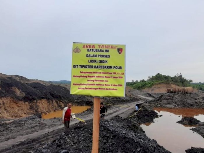 36 Truk Hingga Tumpukan Batu Bara Disita Bareskrim Polri di Kasus Tambang Ilegal Kaltim