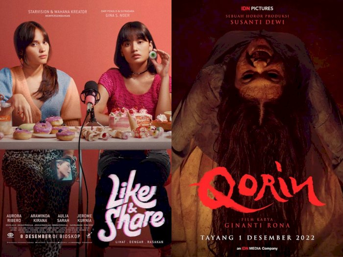 8 Film Indonesia yang Tayang Desember 2022, Ada Film Drama dengan Aktris Sensasional
