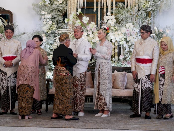 Di Depan Kaesang Pangarep dan Erina Gudono, Ma'ruf Amin Berpesan Luruskan Niat Pernikahan