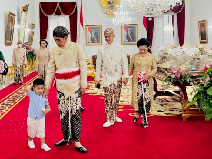 Cucunya Ogah Pakai Beskap di Hajatan Kaesang, Presiden Jokowi Terpaksa Mengalah 