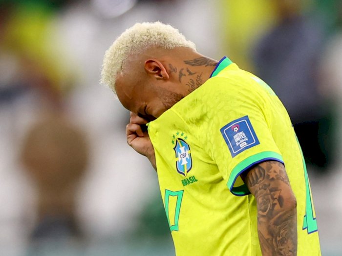 Neymar Nangis Brasil Gugur di Piala Dunia 2022, Ini yang Dilakukan Anak Ivan Perisic