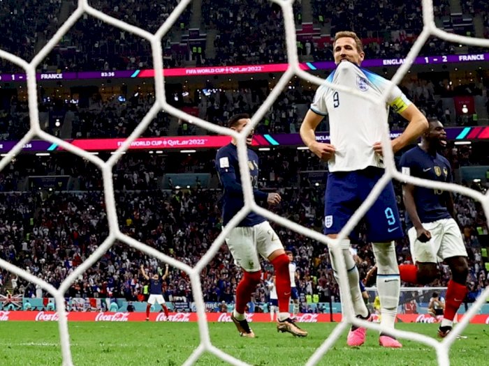 Hasil Piala Dunia 2022: Harry Kane Gagal Penalti, Inggris Dikubur Prancis!