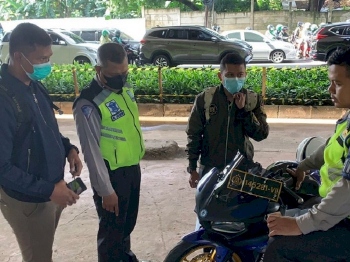 Viral Motor Sport Pakai Pelat Polisi Bodong, Ujungnya Ditindak Polisi