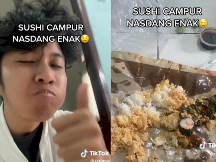 Anti Mainstream! Inspektur Nguyen Ternyata Suka Makan Naspad Campur Sushi, Netizen Protes