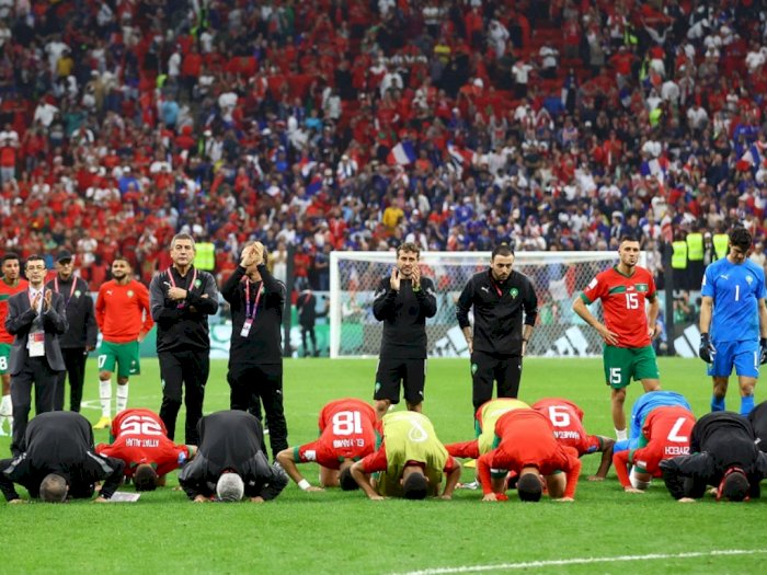 Piala Dunia 2022: Kalah-Menang Tetap Sujud Syukur, Maroko Memang Jempolan!