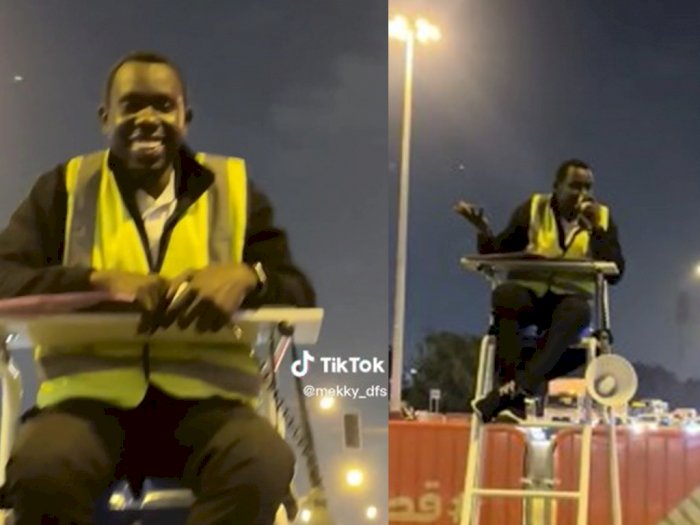 'Metro Man' di Qatar Hibur Wisatawan Nyanyi 'Baby' Justin Bieber, Aksinya Kembali Viral