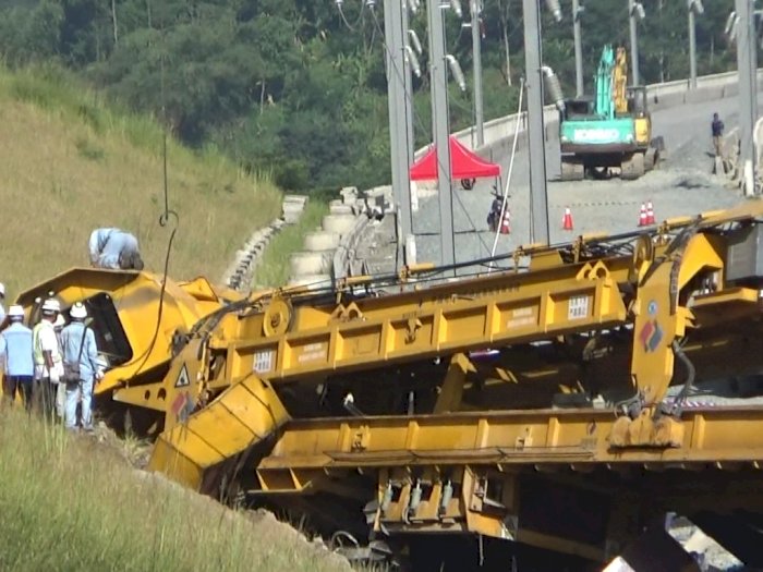 Mengerikan! Saksi Mata Ungkap Detik-detik Kecelakaan Proyek Kereta ...