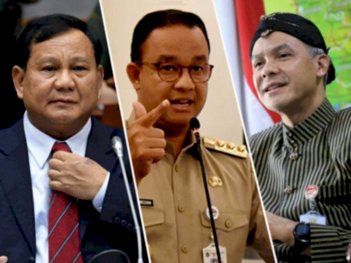 Survei Charta Politika: Elektabilitas Ganjar Masih Unggul dari Anies dan Prabowo 
