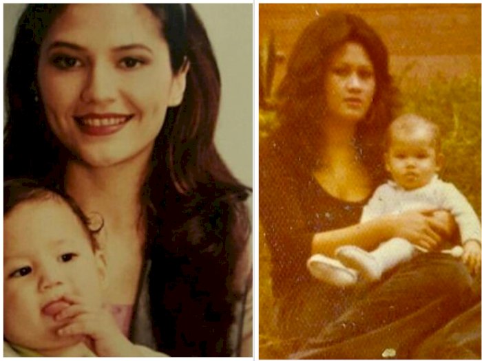 Peringati Hari Ibu, Tamara Bleszynski So Sweet Pamer Foto Zaman Muda dengan Anaknya