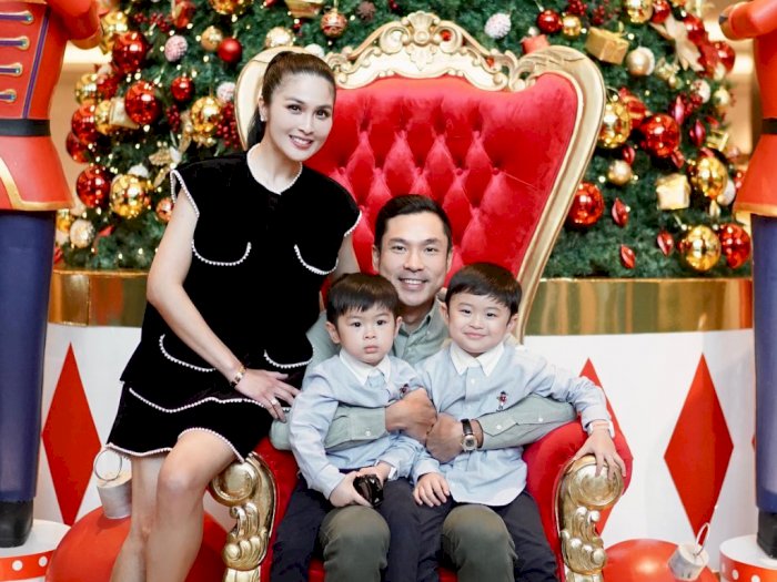 Sandra Dewi Pamer Ucapan Selamat Natal dari Dua Anaknya Bikin Gemas: Merry Christmas