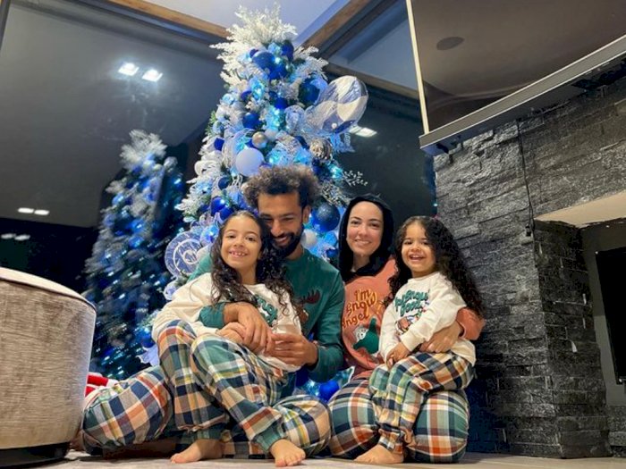 Mohamed Salah dan Keluarga Rayakan Natal Lagi, Berujung Panen Hujatan Netizen