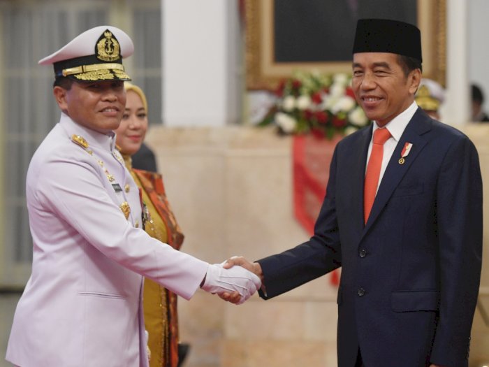 Pesan Presiden Jokowi ke KSAL Muhammad Ali: Jaga Kedaulatan Laut dan Daerah Perbatasan!