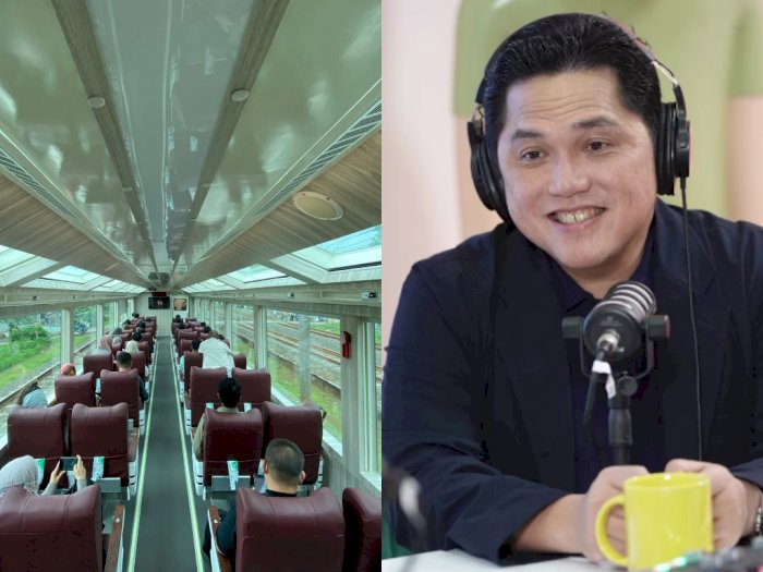 Erick Thohir Rekomendasikan Liburan Tahun Baru yang Seru: Naik Kereta Panoramic